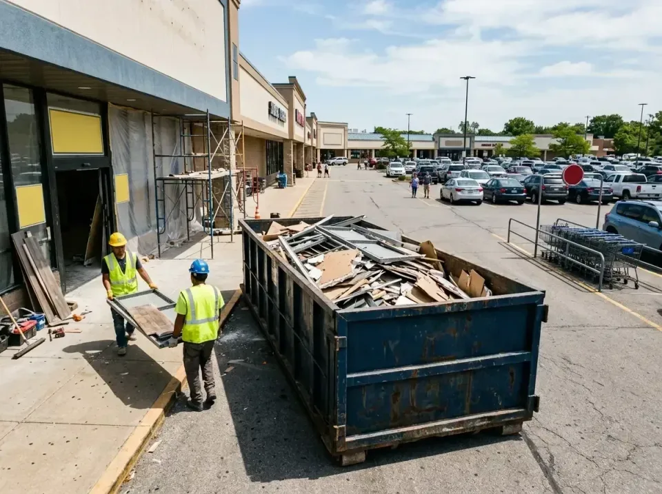 retail-store-renovation-debris-003 — frequently asked questions, Roll-off Dumpster Rentals in Long Grove, IL